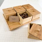 Hãy bỏ qua những mẫu khay mứt tết truyền thống mà đến với khay mứt cao cấp từ sứ và tre