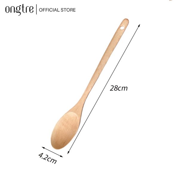 Muôi Thìa Vá Bằng Gỗ Nhãn Cao Cấp An Toàn Vệ Sinh Tuyệt Đối - ONGTRE - Ảnh 11