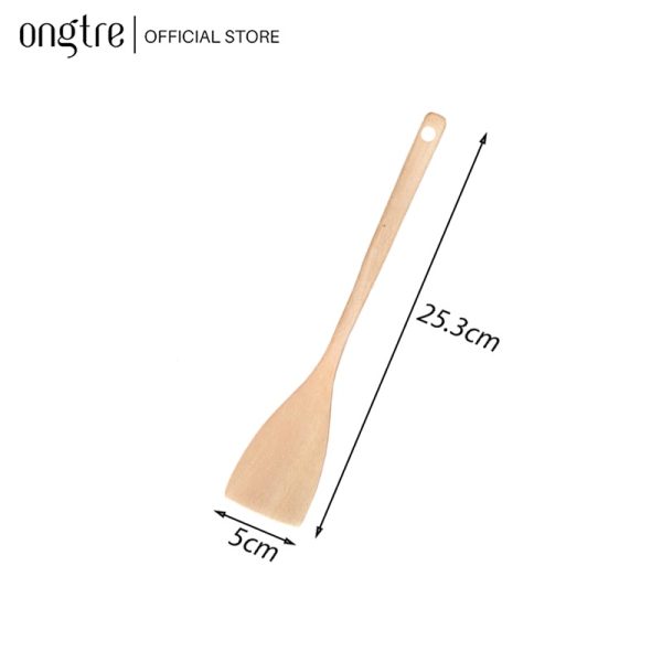 Muôi Thìa Vá Bằng Gỗ Nhãn Cao Cấp An Toàn Vệ Sinh Tuyệt Đối - ONGTRE - Ảnh 7