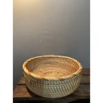 Khay mây Guột hình Tròn dùng để đựng đồ ăn, Decor nhà cửa - ONGTRE - Ảnh 5