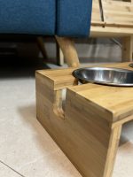 Khay tre đựng thức ăn cho thú cưng size nhỏ 02 - Ảnh 4