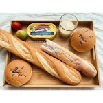 Khay đựng trà, đựng đồ ăn bằng tre công nghiệp hình chữ nhật có tay cầm - ONGTRE - Ảnh 9