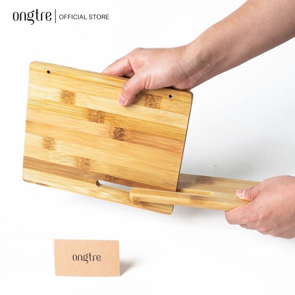 Giá Đỡ Tre Cao Cấp ONGTRE Kẹp Điện Thoại, Máy Tính Bảng - Ảnh 3