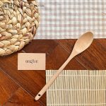 Muôi Thìa Vá Bằng Gỗ Nhãn Cao Cấp An Toàn Vệ Sinh Tuyệt Đối - ONGTRE - Ảnh 3