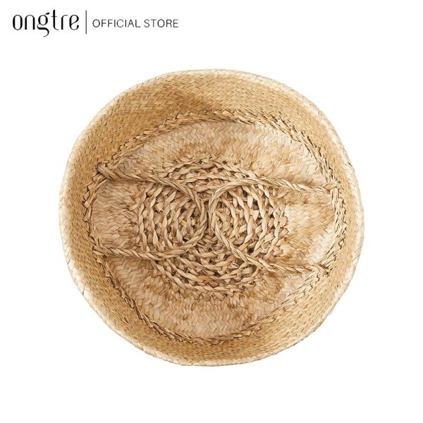Giỏ cói trồng cây ONGTRE /đựng quần áo/decor tự nhiên có quai/giỏ cói đựng đồ nhiều kích thước - Ảnh 3