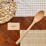 Muôi Thìa Vá Bằng Gỗ Nhãn Cao Cấp An Toàn Vệ Sinh Tuyệt Đối - ONGTRE - Ảnh 2