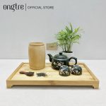 Khay trà bằng tre xu thế thay thế khay trà gỗ