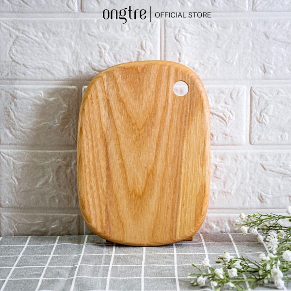 Khay gỗ tần bì đa năng có tay cầm dùng đựng đồ ăn, decor chụp ảnh - ONGTRE - Ảnh 5
