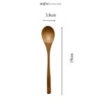 Muỗng thìa tre ONGTRE chống dính chịu nhiệt cao cấp trang trí bàn ăn, khắc làm quà tặng - Ảnh 2
