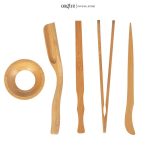 Bộ dụng cụ pha trà bằng tre phong cách cổ trang - ONGTRE - Ảnh 3