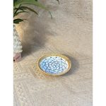 Đĩa sứ viền mây tre đan tay ONGTRE trang trí tiệc, decor, đựng đồ, mẫu độc đáo - OTS1 - Ảnh 8