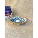 Đĩa sứ viền mây tre đan tay ONGTRE trang trí tiệc, decor, đựng đồ, mẫu độc đáo - OTS3 - Ảnh 4