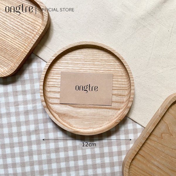 Khay gỗ tần bì hình tròn đa dạng nhiều mẫu mã kích thước - Ảnh 5