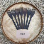 Muỗng gỗ mun ONGTRE, bộ đồ dùng bàn ăn gỗ thiên nhiên