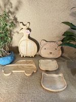 Khay gỗ cho bé nhiều hình dáng, cute, đáng yêu