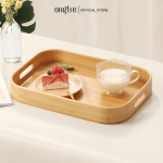 Khay Tre Bầu Dục Decor Đựng Đồ Ăn, Uống Trà - Ảnh 2