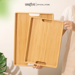 Khay Trà Bằng Tre Công Nghiệp Có Tay Cầm, Khay Tre Phục Vụ Nhà Hàng, Khách Sạn - Ảnh 2