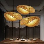 Đèn Led Treo Trần Nhà Bằng Tre Trang Trí Quán Bar